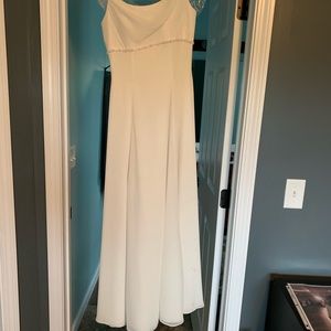 Informal wedding dress ivory. Size 2